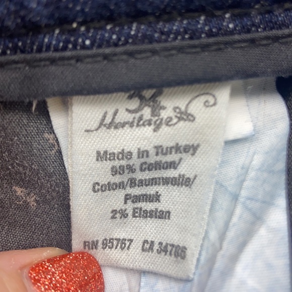 SOLD: 34 Heritage Denim Eric Jeans 32/36 See Description European Classy - Picture 11 of 15